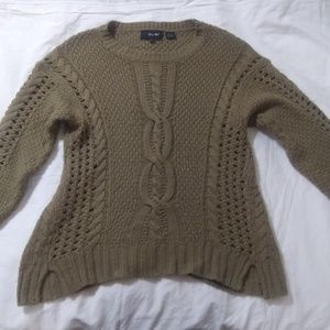 Miss Me Acrylic Knit Sweater